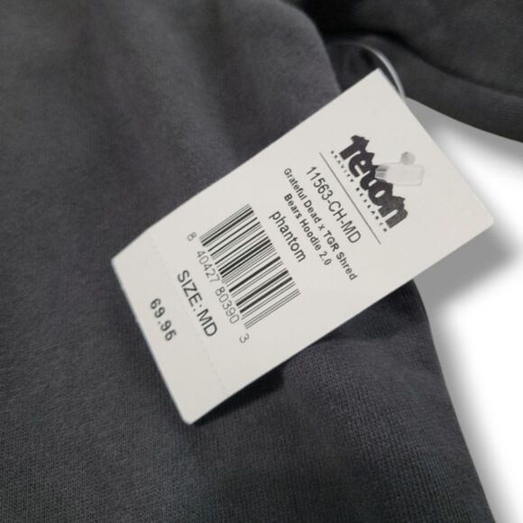 NWT New Teton Sweatshirt Size Medium Grateful Dead X TGR Shred 2.0 Bears Hoodie - Picture 7 of 8